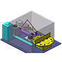 Robot CO2 Laser Cutting Cell